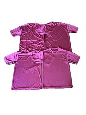 4 Boys Cranberry Augusta Sportswear Short Sleeve Polyester Jersey, Size Youth M